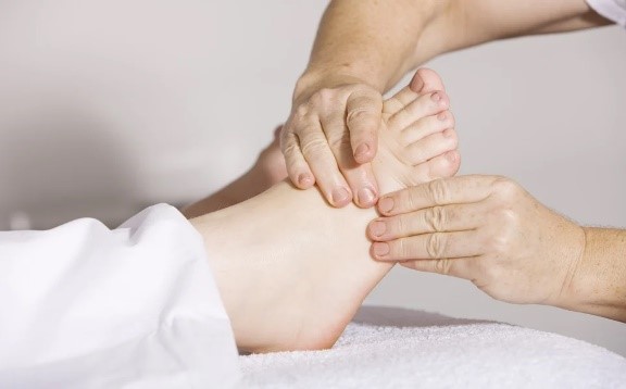 Voetmassage ontspannend